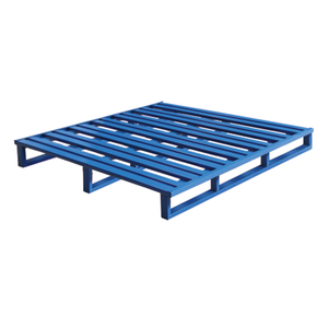 Blue Four-in-One Half-Flat Pallet Tray
